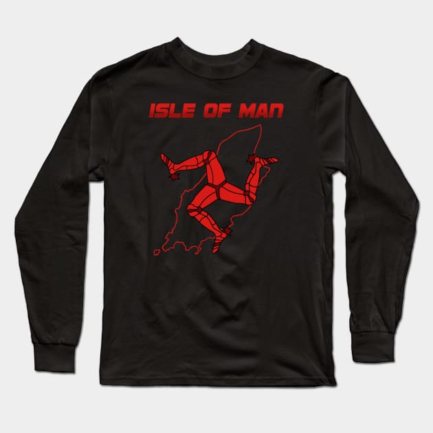 Isle of Man Long Sleeve T-Shirt by biggeek